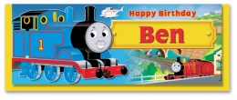 Personalised Thomas Birthday Card A - G